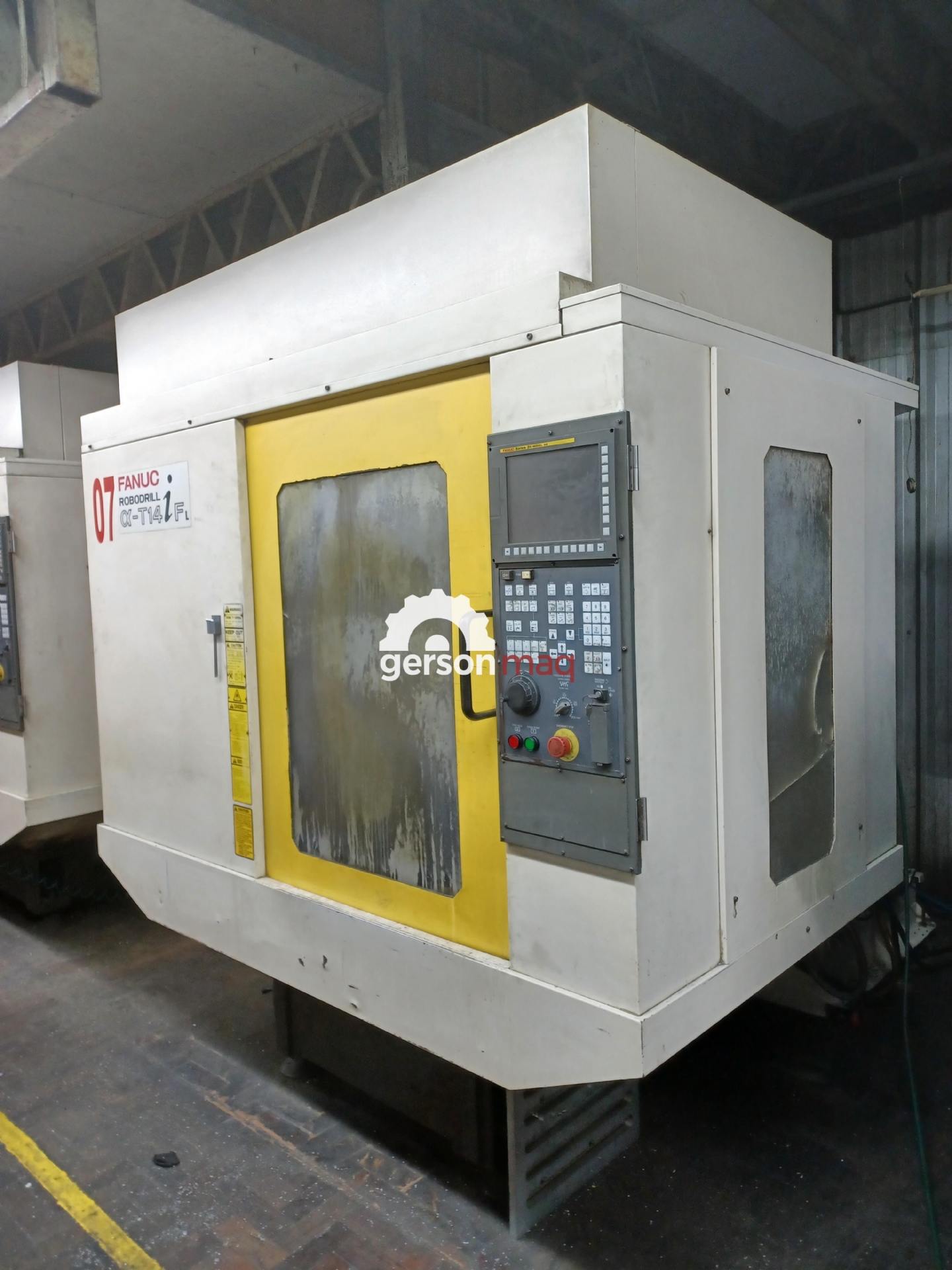 CENTRO DE USINAGEM HIGH SPEED FANUC ROBODRILL T14I-EL ANO 2007